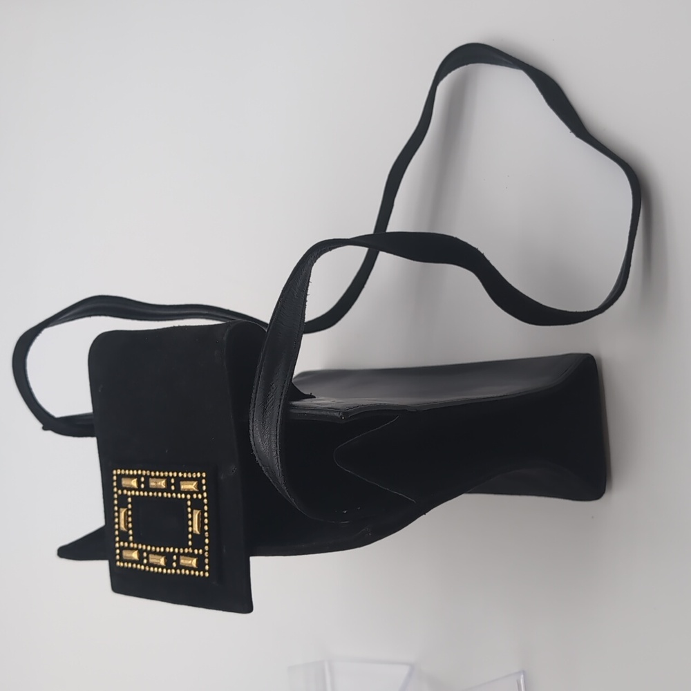 Bally Barletta leather and  suede black purse - Picture 9 of 15